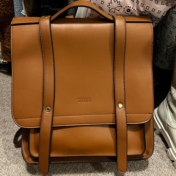 leather backpack - Picture 1 of 4